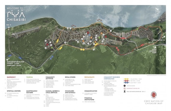 Chisasibi community map